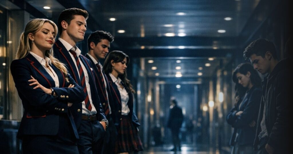 高飛車なエリート層の学生たち