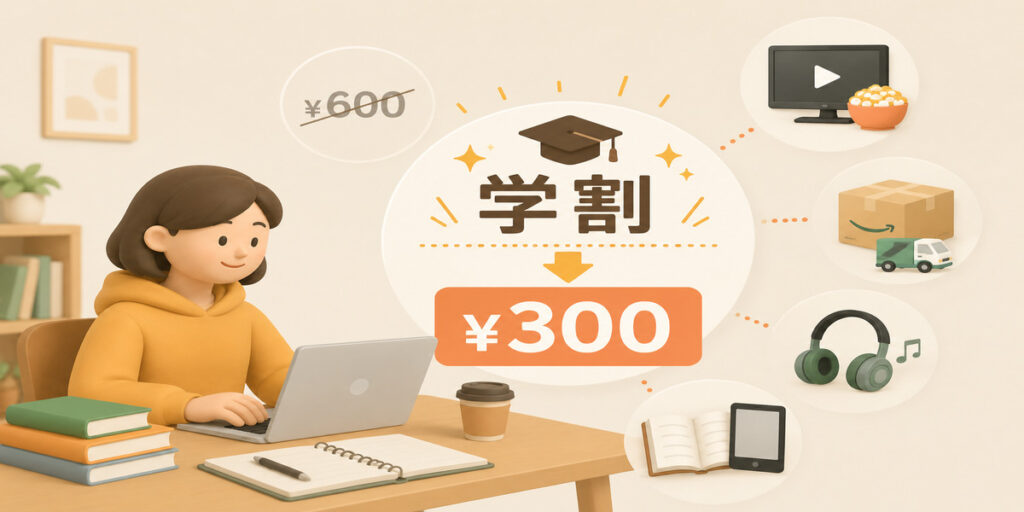 学割で月額料金が半額