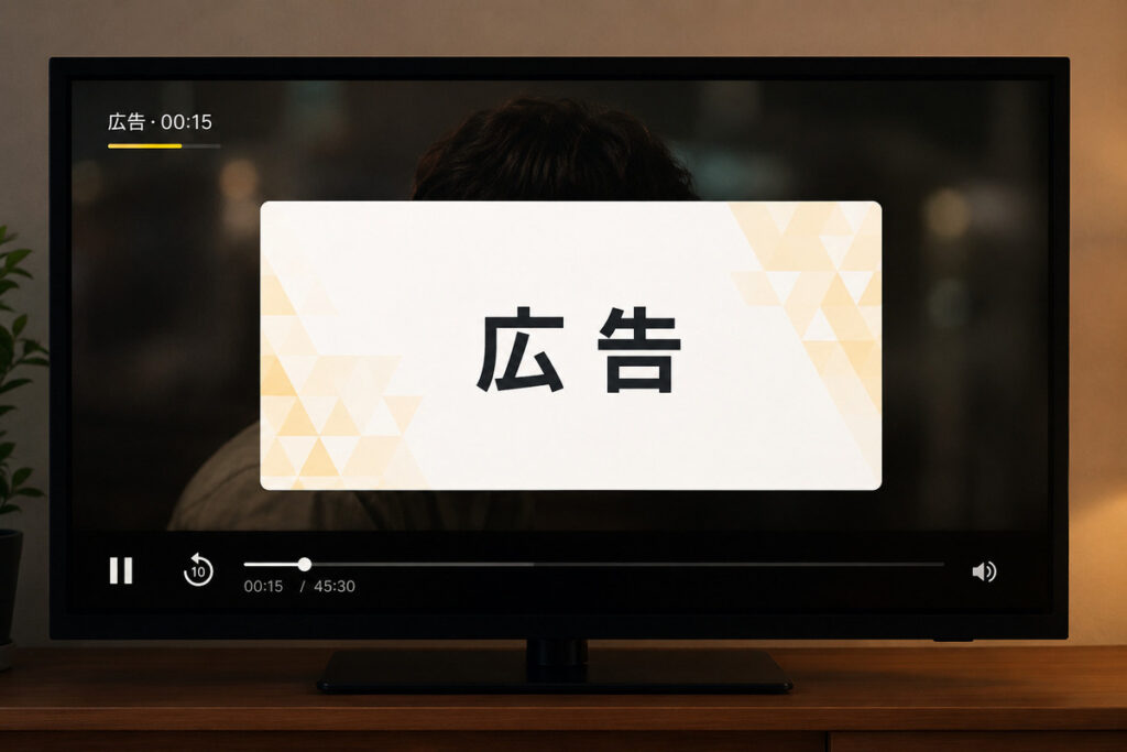 視聴中の広告