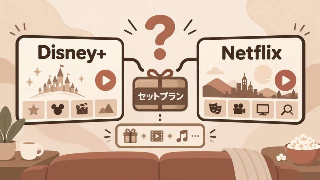 Netflixとディズニープラスのセットプランはある？