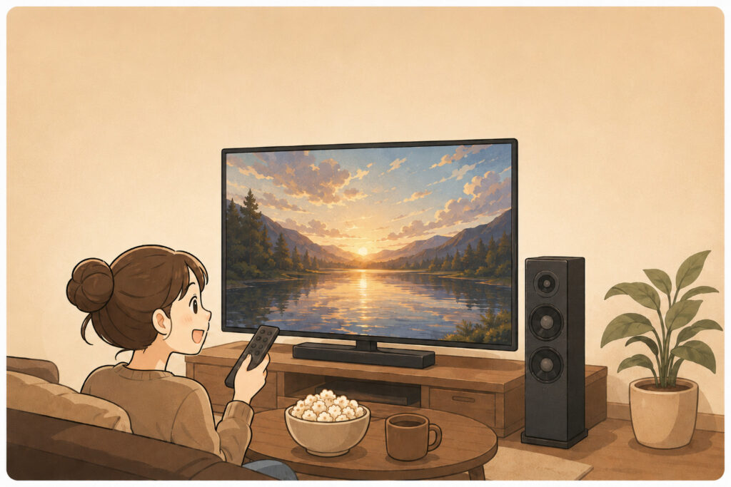 高画質や高音質で動画を楽しむ人