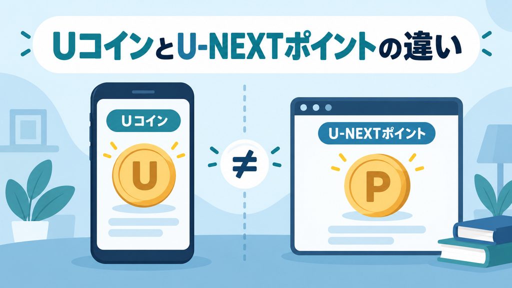 UコインとU-NEXTポイントの違い