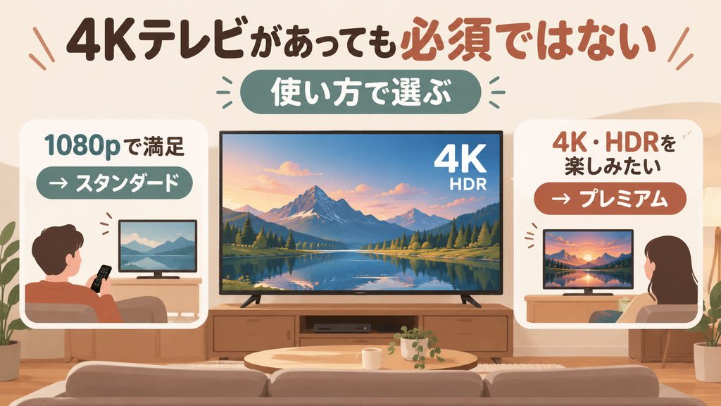 4Kテレビがあってもディズニープラスのプレミアムプランは必須じゃない