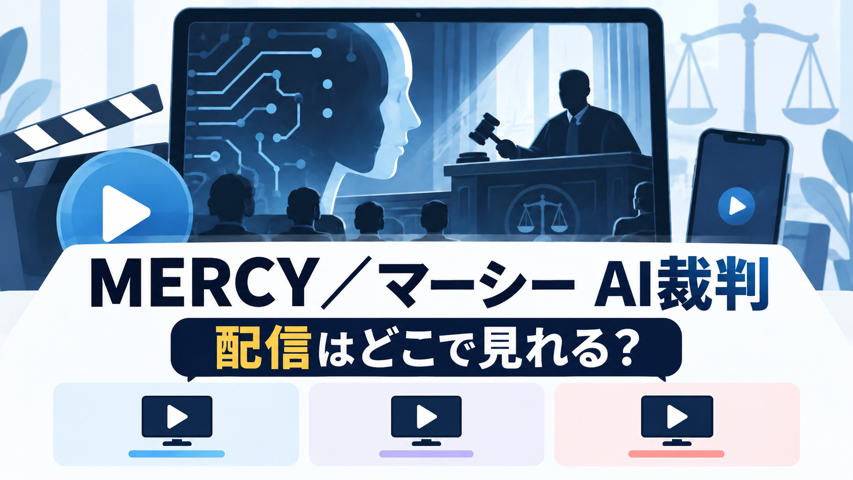 マーシーAI裁判の配信はどこで見れる？