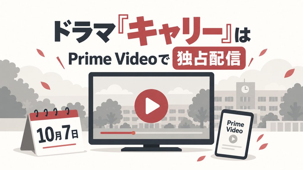 ドラマ『キャリー』はPrime Videoで独占配信