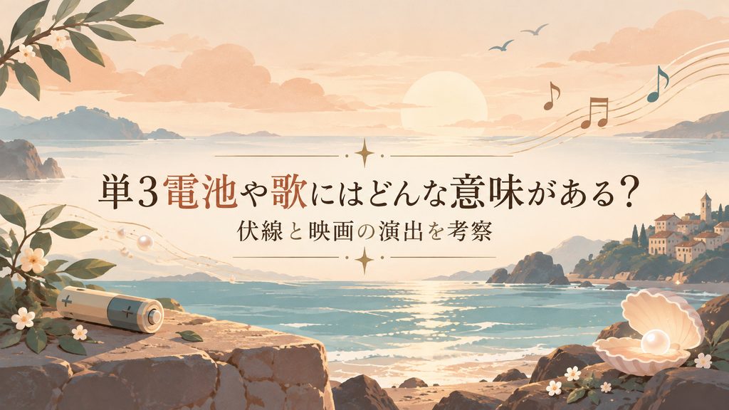 単3電池や歌にはどんな意味がある？伏線と映画の演出を考察