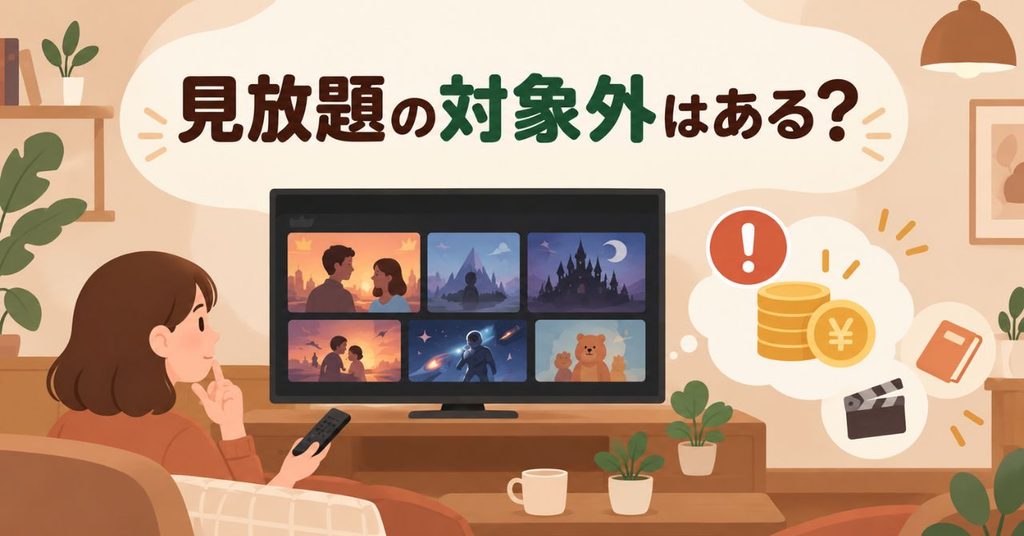 Hulu｜Disney+セットプランでも見放題の対象外になる作品はある？