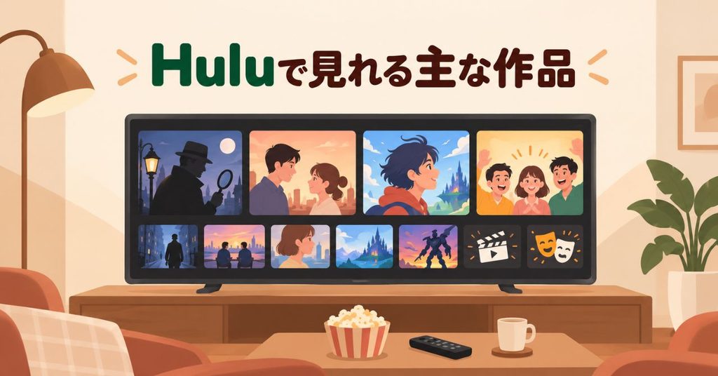 Huluで見れる主な作品
