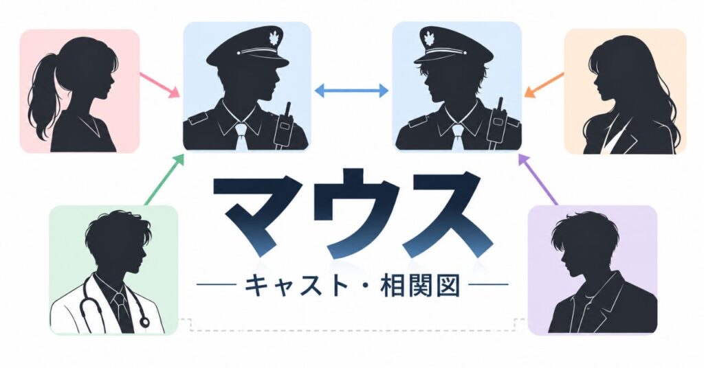 韓国ドラマ『マウス〜ある殺人者の系譜〜』キャスト相関図